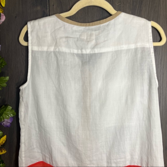 „💙2/$40💙NWT Michael Kors Sleeveless Button Down Blouse Size Small - Picture 13 of 16